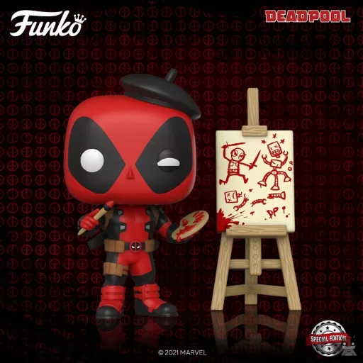 A new POP of Deadpool as an artist