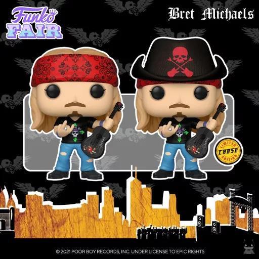 A POP of singer Bret Michaels
