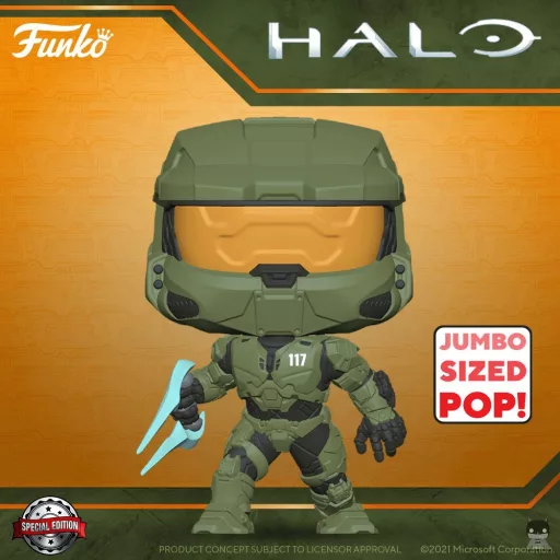 A Supersized POP of the legendary Master Chief from Halo