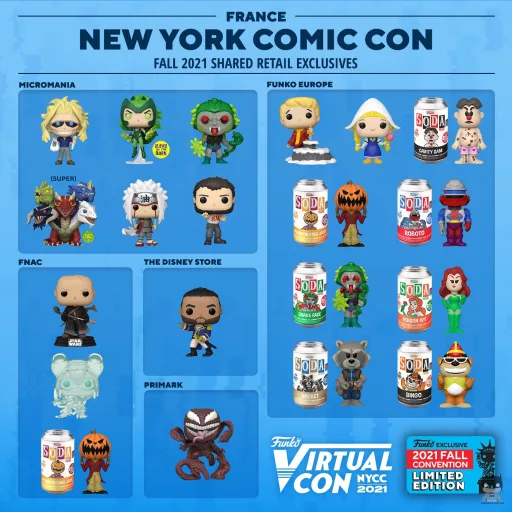 All the announcements of the Virtual Con NYCC 2021 (Fall Convention)