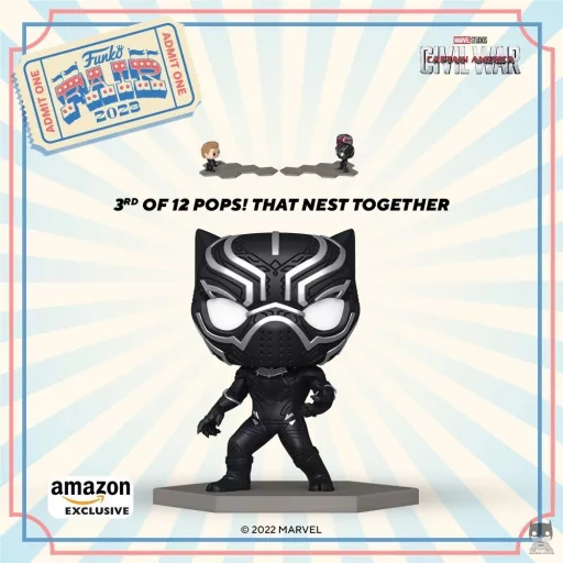 Black Panther and Black Widow join Funko POP's biggest assembly