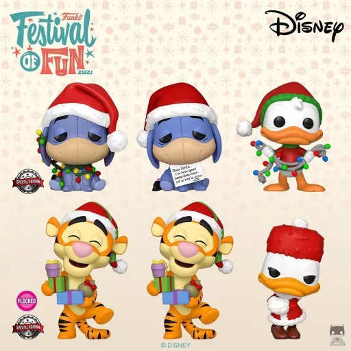 Disney characters in POP ready for Christmas