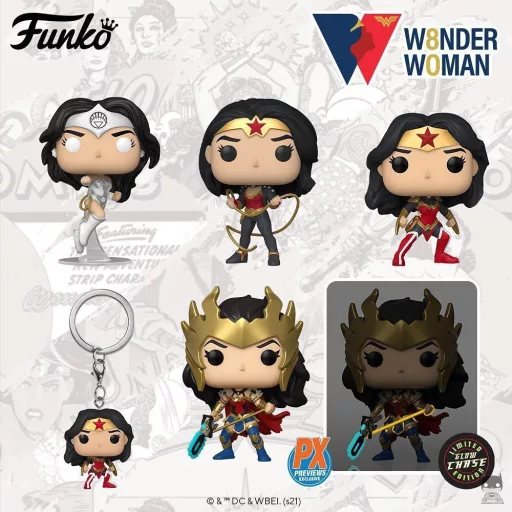 Flood of POP for Wonder Woman's 80th birthday