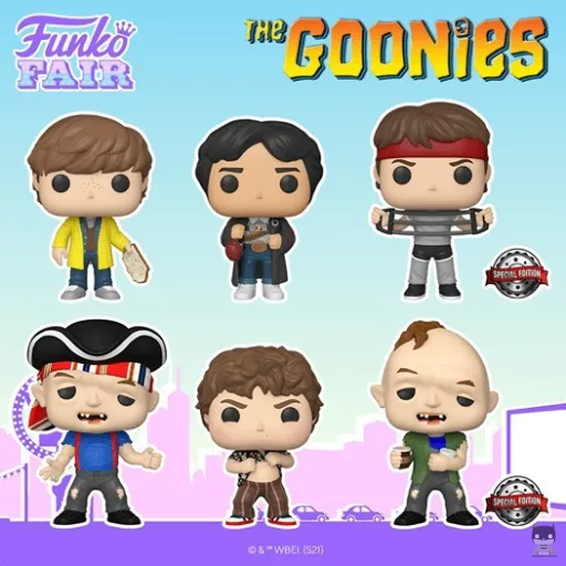 Flood of POP from The Goonies movie