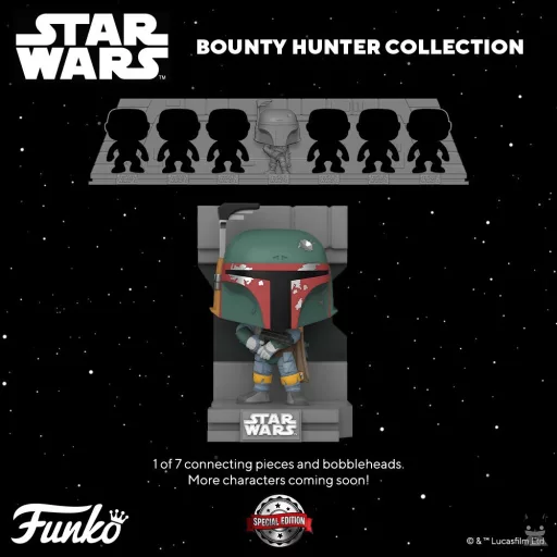 Funko unveils a Star Wars POP set of Bounty Hunters