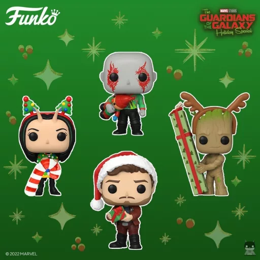 Funko unveils new Guardians of the Galaxy POPs for Christmas