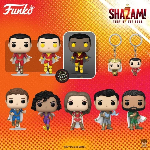 Funko unveils the first 11 POPs of the movie Shazam! Fury of the Gods