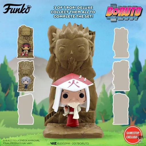 Hiruzen Sarutobi joins the Funko POP set Hokage Rock