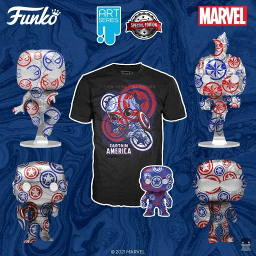 Marvel Patriotic Age: a new line up of Marvel POPs