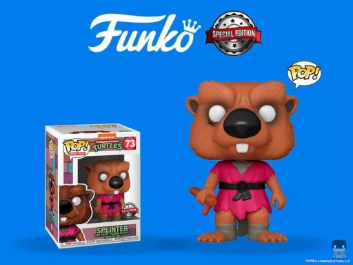 Master Splinter joins the Ninja Turtles POP Retro Toys