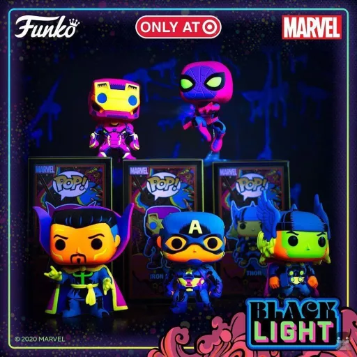 New Marvel POP in Black Light
