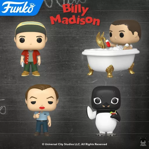 POP action figures from the movie Billy Madison