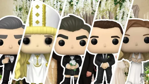 Schitt's Creek wedding in Funko POP