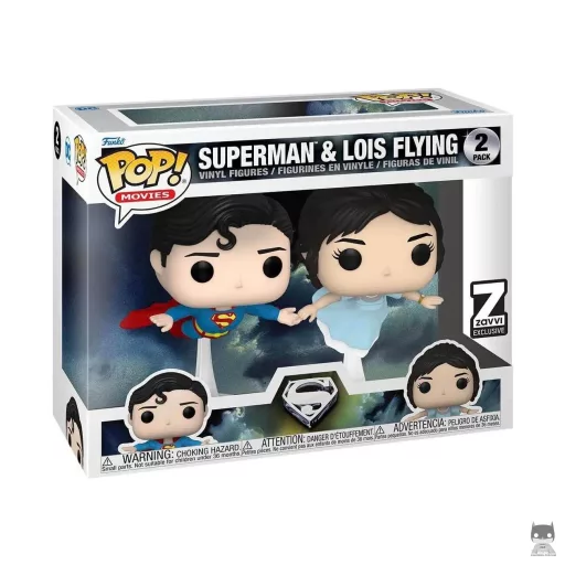 Superman and Lois flying Funko POP