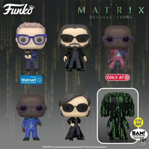 The first Funko POP from The Matrix Resurrections