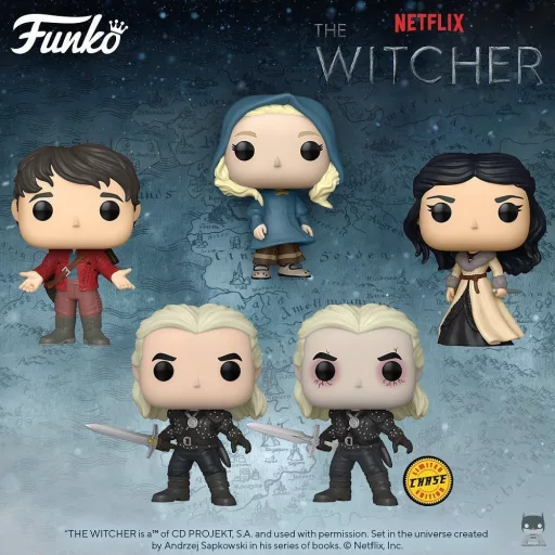 The first POPs from the Netflix series The Witcher