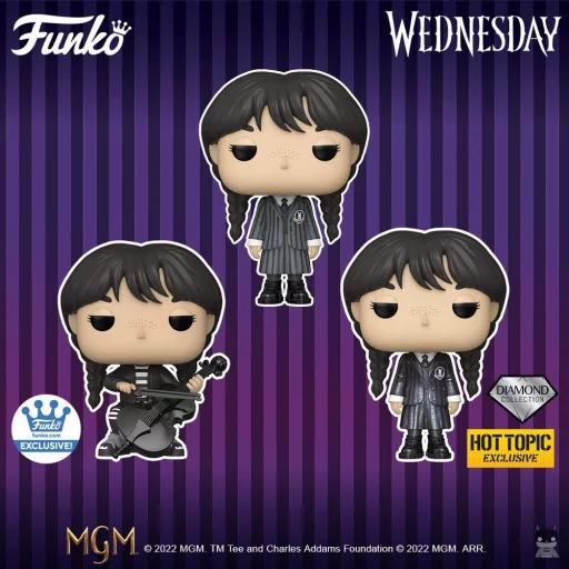 The first POPs of Wednesday Addams