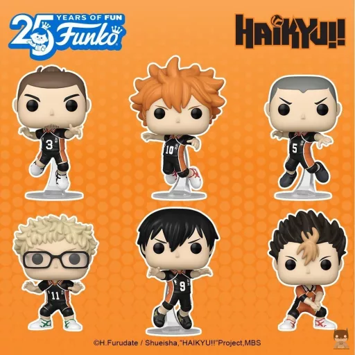 The very first POPs from Haikyū!!