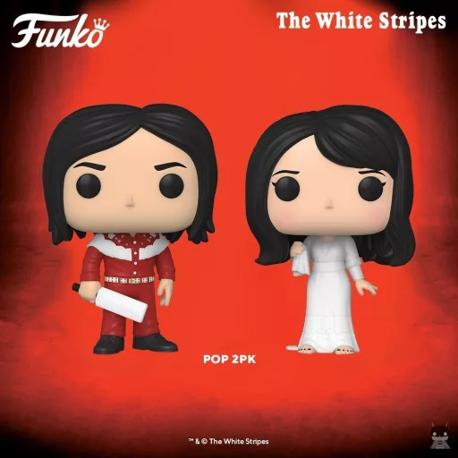 The White Stripes duo with Jack and Meg in POP