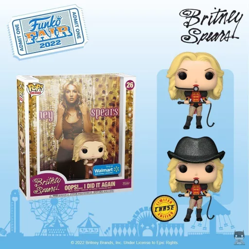 Three new Funko POP of Britney Spears