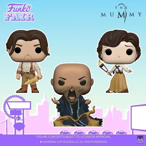 Three new POP from The Mummy Movie