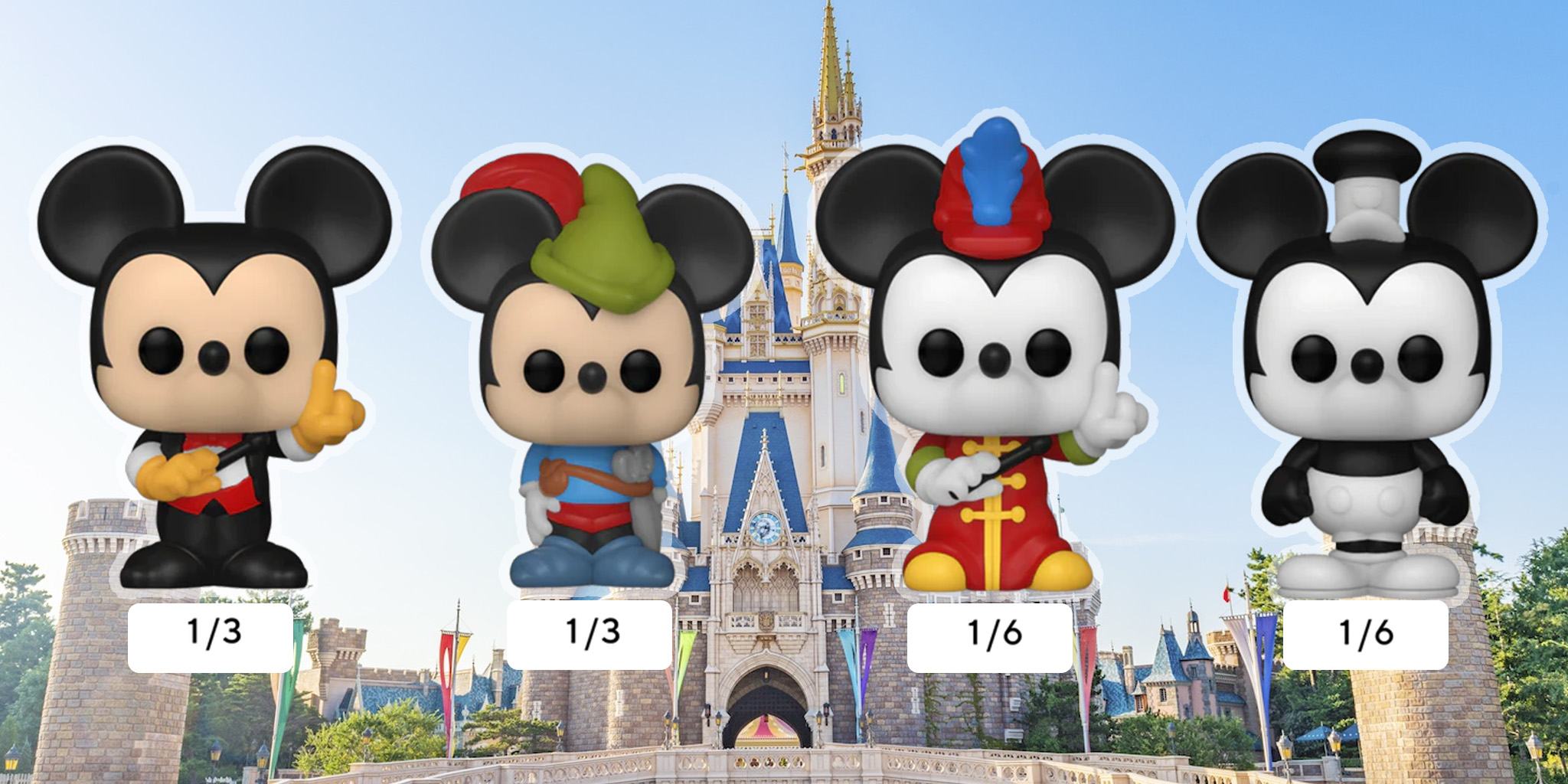 Mickey Mouse Bitty POP Mystery probabilities