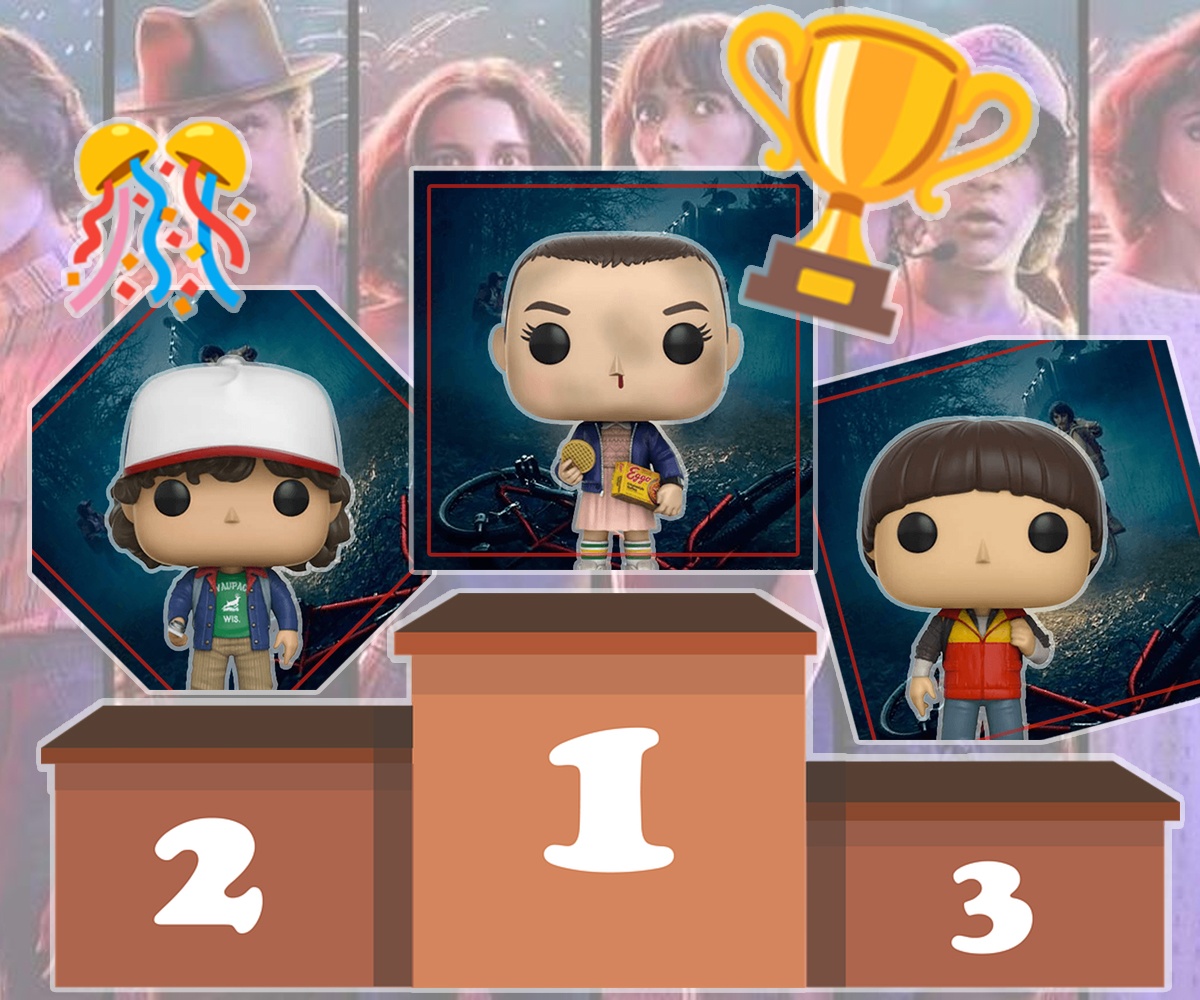 Stranger Things characters Top 3 in Funko POP