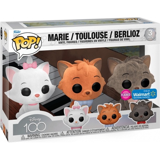 Marie, Toulouse & Berlioz (Flocked)