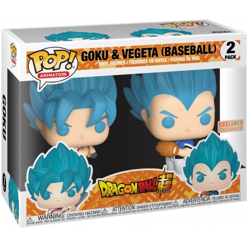 Goku & Vegeta playing Baseball