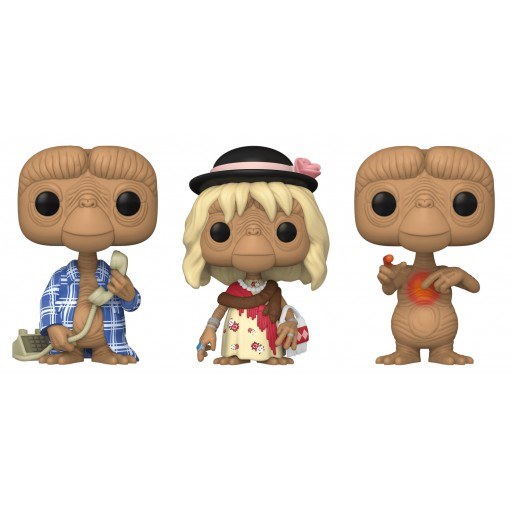 Funko POP E.T. in Disguise, E.T. in Robe & E.T. with Flowers (E.T. the extra-terrestrial)