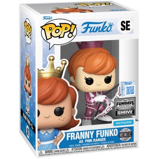 Franny Funko as Pink Ranger (Metallic)