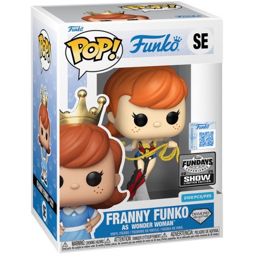 Franny Funko as Wonder Woman (Diamond Glitter)
