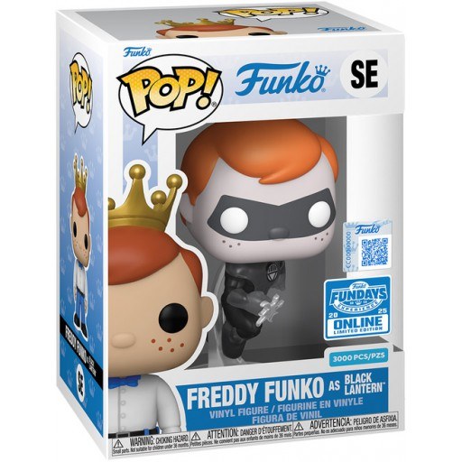 Freddy Funko as Black Lantern (Translucent)