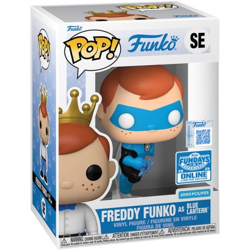 Freddy Funko as Blue Lantern