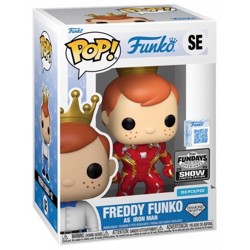 Freddy Funko as Iron Man (Diamond Glitter)