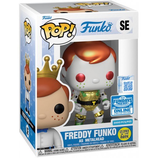 Freddy Funko as Metalhead (Glow in the Dark)