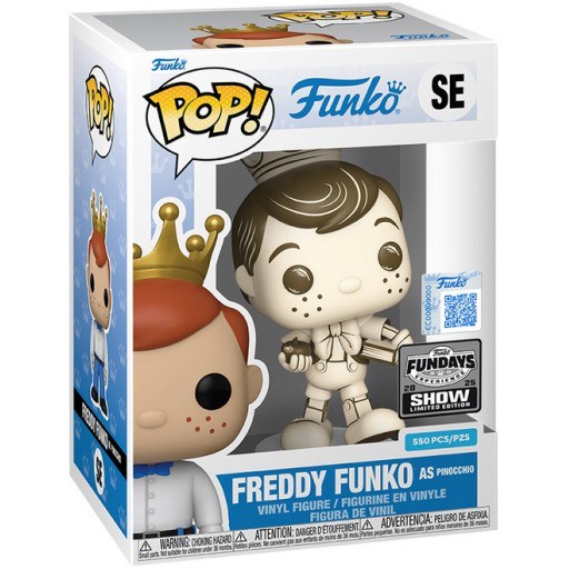 Freddy Funko as Pinocchio (Sketched & Sepia)