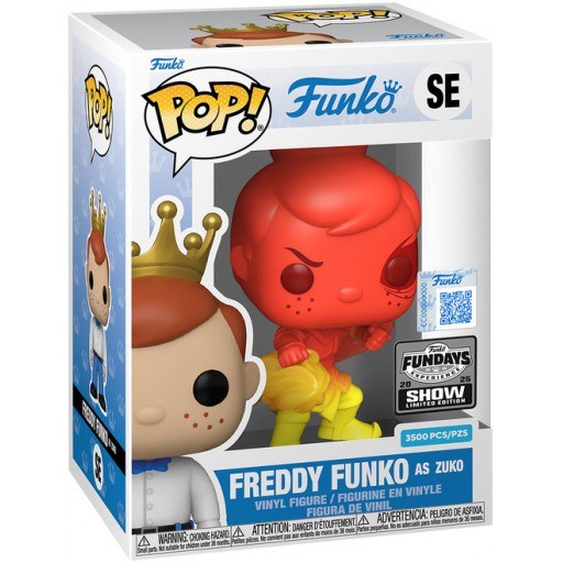Freddy Funko as Zuko (Firebending)