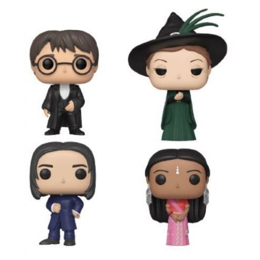 Figurine Funko POP Severus Snape, Harry Potter, Parvati Patil, & Minerva McGonagall (Harry Potter)