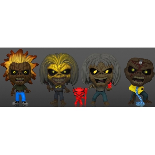 Funko POP Iron Maiden, Killers, The Number of the Beast & Piece of Mind Eddie