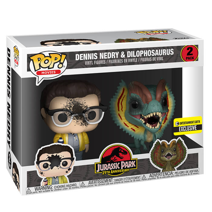 Dennis Nedry & Dilophosaurus