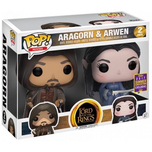 Aragorn & Arwen dans sa boîte