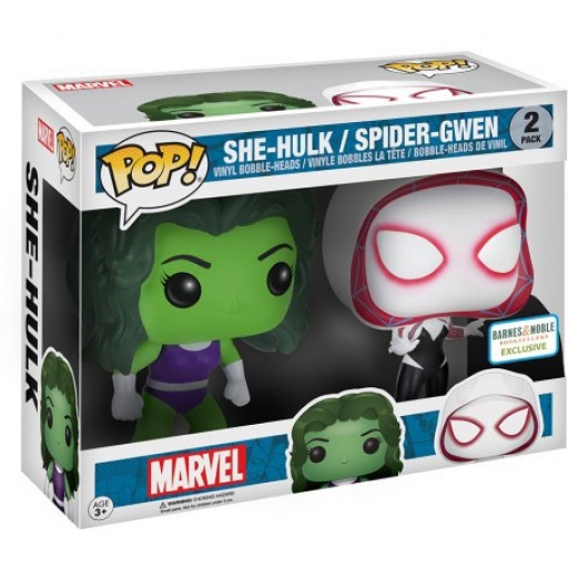 She-Hulk & Spider Gwen dans sa boîte