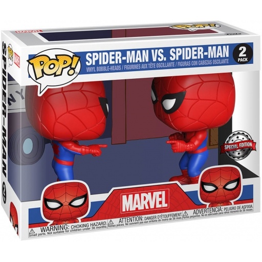Spider-Man vs. Spider-Man dans sa boîte