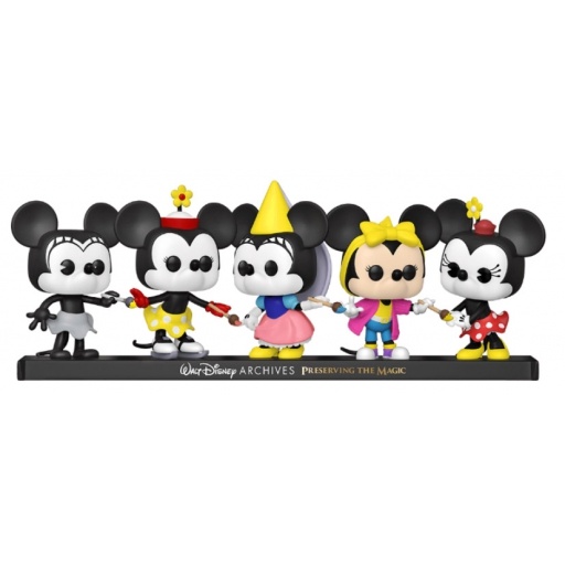 Funko POP Plane Crazy Minnie, Minnie on Ice, Princess Minnie, Totally Minnie & Minnie Mouse (Mickey Mouse & Friends)