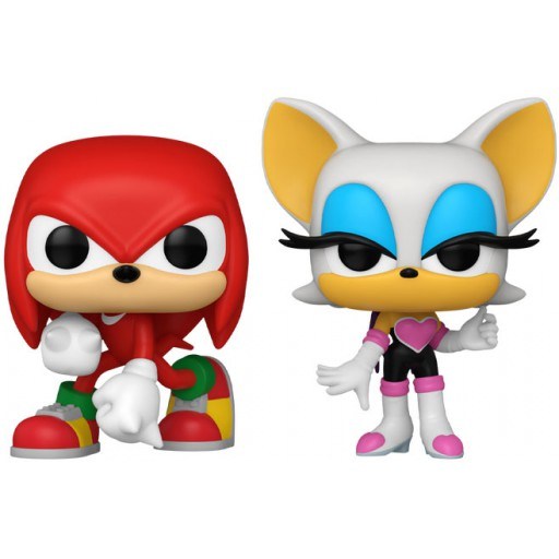 Funko POP Knuckles & Rouge (Sonic The Hedgehog)