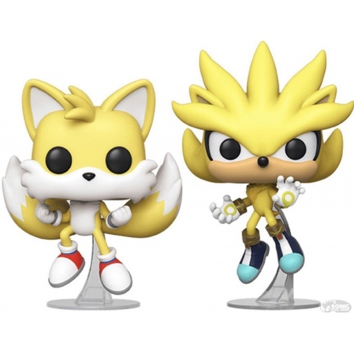 Funko POP Super Tails & Super Silver (Sonic The Hedgehog)