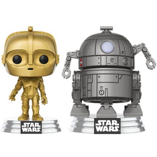 Figurine Funko POP C-3P0 & R2-D2 (Star Wars: Concept Series)