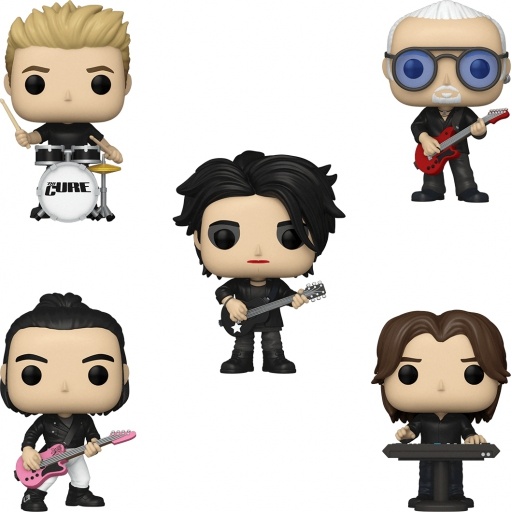Funko POP Jason Cooper, Reeves Gabrels, Robert Smith, Simon Gallup & Roger O'Donnell (The Cure)