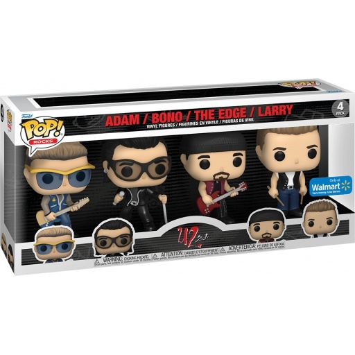 Adam, Bono, The Edge & Larry dans sa boîte